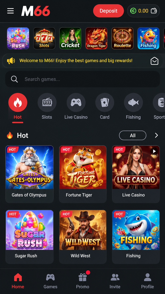 M66 Game Main Lobby Screenshot